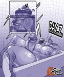 5:6 absurd_res balls bath bathing bathroom bathtub big_balls big_breasts big_butt big_penis bodily_fluids breasts butt claws comic dialogue digital_media_(artwork) dragon electronics english_text erection fingers frozenartifice fur genital_fluids genitals gynomorph hair hi_res horn huge_balls huge_breasts huge_butt huge_hips huge_penis huge_thighs hyper hyper_balls hyper_genitalia hyper_penis intersex ira_(frozenartifice) leaking meme mythological_creature mythological_scalie mythology navel no_nut_november nude penis phone phone_screen phone_view precum scalie simple_background solo speech_bubble sweat text texting thick_thighs tongue wet wide_hips