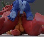 3d_(artwork) alien american_dragon:_jake_long anal anal_penetration animal_genitalia anthro anus balls blender_(artwork) blue_body blue_fur butt digital_media_(artwork) disney dragon duo european_mythology experiment_(lilo_and_stitch) fur genitals hi_res humanoid_genitalia humanoid_penis jake_long lilo_and_stitch looking_at_another looking_back looking_back_at_another lying male male/male mythological_creature mythological_scalie mythology no-name-no-problem nude on_front penetration penile penile_penetration penis penis_in_ass rear_view red_body scalie sheath size_difference small_dom_big_sub small_top_big_bottom stitch_(lilo_and_stitch) tail western_dragon