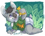 Rating: s
ID: 5514656
Date: 2025-04-19 12:28:04 -0400
Status: active
Score: 16
abstract_background anthro baby bat blankit clean_diaper clothed clothing crawling diaper fur green_background grey_body grey_fur male mammal plant playing purple_eyes shirt simple_background solo topwear toy wearing_diaper white_background young young_anthro young_male post #5514656