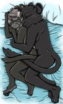 Rating: s
ID: 5506289
Date: 2025-04-15 17:49:32 -0400
Status: active
Score: 24
2024 after_sex afterglow anthro bad_guy_cafe bed black_body black_fur cathleen_velvetpaw cuddling duo felid female fur furniture grey_body grey_fur grey_hair hair hi_res hug male mammal nude on_bed pantherine pawpads romantic romantic_couple shevron sleeping spooning ziegelzeig post #5506289