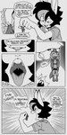 2024 angry anthro bodily_fluids buckteeth comic dialogue duo emmacat64 english_text extreme_size_difference female flannel_(emmacat64) greyscale hi_res hyena imminent_vore lagomorph larger_female leporid mammal micro monochrome mouth_shot open_mouth rabbit saliva sigh size_difference smaller_female spotted_hyena teeth text tongue tongue_out uvula velvet_(emmacat64)