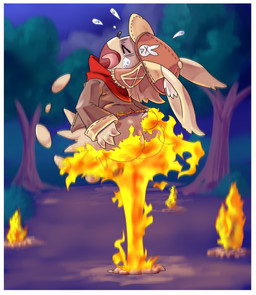 Rating: s
ID: 4440480
Date: 2023-11-27 22:23:24 -0500
Status: active
Score: 2
ambiguous_gender anthro bodily_fluids bottomless burning burnt_clothing butt butt_on_fire character_request clothed clothing digital_media_(artwork) fire hand_on_butt lagomorph leporid mammal open_mouth pain pequedark-velvet plant rabbit scut_tail short_tail solo tail tail_on_fire teardrop tears tree post #4440480