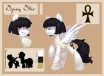 ankh chart cutie_mark enderselyatdark equid equine female feral hasbro height_chart height_comparison hi_res horse immortality immortality_type_4 immortality_via_resurrection loredump_in_description mammal model_sheet my_little_pony mythological_creature mythological_equine mythology pegasus pony runescript solo spicy_stir wings