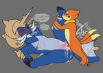 animal_genitalia balls big_balls blush bodily_fluids buizel cum cum_in_pussy cum_inside cum_overflow duo excessive_cum excessive_genital_fluids female female_penetrated feral feral_on_feral feral_penetrated feral_penetrating feral_penetrating_feral generation_4_pokemon generation_5_pokemon genital_fluids genitals hi_res holding_partner humanoid_genitalia humanoid_genitalia_on_feral humanoid_pussy humanoid_pussy_on_feral kai_(mr.smile) larger_female larger_feral larger_penetrated leaking_cum leg_grab leg_hug looking_pleasured male male/female male_penetrating male_penetrating_female mr.smile nintendo on_model orgasm_face penetration plump_labia pokemon pokemon_(species) pussy raised_leg samurott sapphire_(itsdraconix) sex shaking sheath size_difference spread_legs spreading stretched_out_leg teeth torogao trembling vaginal vaginal_penetration