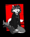 Rating: s
ID: 3976654
Date: 2023-04-06 23:49:43 -0400
Status: active
Score: 55
2023 5_fingers alpha_channel alternative_fashion anthro black_clothing black_eyeshadow black_hair black_hoodie black_legwear black_stockings black_topwear blahaj bottomless bottomless_anthro bottomless_male cat_stockings cat_tail catstopher_colombus_(kittykuscell) clothed clothed_anthro clothed_male clothing collar cute_fangs digital_drawing_(artwork) digital_media_(artwork) domestic_cat ear_piercing eyeshadow fangs feet felid feline felis femboy fingernails fingers fish fishnet_clothing fishnet_gloves fishnet_handwear fishnet_legwear fur glistening glistening_hair gloves goth hair handwear hi_res hindpaw hoodie ikea kittykuscell kneeling latex latex_clothing latex_legwear latex_stockings legwear looking_at_viewer makeup male mammal marine nails paws pentagram_necklace piercing plushie pose print_clothing print_hoodie print_topwear red_background shark short_hair simple_background smile smiling_at_viewer solo stockings tail teeth thick_thighs thigh_highs tongue tongue_out tongue_piercing topwear toy white_body white_fur post #3976654