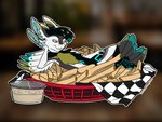 Rating: s
ID: 5302191
Date: 2025-01-12 00:22:38 -0500
Status: active
Score: 13
4:3 anthro avali basket checkered container dipping_sauce feathers food fry_basket hand_on_cheek hand_on_leg kinkykaida looking_at_viewer looking_smug male sam_century seductive solo tail tail_feathers post #5302191