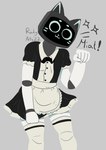 Rating: s
ID: 3639298
Date: 2022-10-20 16:20:37 -0400
Status: active
Score: 50
2022 :3 anthro anthrofied bellabot bow_tie clothed clothing crossdressing domestic_cat felid feline felis femboy hi_res legwear maid_uniform male mammal pudu_robotics ricky_arts screen screen_face signature simple_background solo stockings thigh_highs uniform white_body post #3639298
