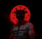 2024 anthro aria_niziolek baldur's_gate baldur's_gate_3 biped black_background clothed clothing digital_media_(artwork) dragonborn_(dnd) dungeons_and_dragons hasbro hi_res horn looking_at_viewer male male_anthro muscular muscular_anthro muscular_male red_eyes scales scalie simple_background solo the_dark_urge_(baldur's_gate) topless topless_anthro topless_male white_body white_scales wizards_of_the_coast