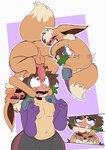 absurd_res animal_genitalia animal_penis balls blush bodily_fluids brown_body brown_fur canine_genitalia canine_penis corruptedcryptid cum cum_in_mouth cum_inside cum_on_face digital_media_(artwork) duo eevee erection face_fucking face_mounting fellatio feral forced forced_oral fur generation_1_pokemon genital_fluids genitals hair hi_res human interspecies irrumatio knot knotted_penis male male/male male_penetrated male_penetrating male_penetrating_male mammal nintendo nipples nude open_mouth oral oral_penetration penetration penile penis penis_on_face pokemon pokemon_(species) sex simple_background size_difference smaller_male tail