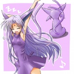 1:1 alternate_species ambiguous_gender animal_humanoid clothing dress duo eeveelution espeon felid female feral forked_tail generation_2_pokemon hair humanoid humanoidized long_hair low_res mammal nintendo pokemon pokemon_(species) pokemon_humanoid pokemorph purple_hair ranphafranboise sleeping sound_effects tail unusual_anatomy unusual_tail vowelless vowelless_sound_effect zzz