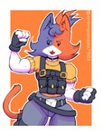 Rating: s
ID: 5513345
Date: 2025-04-18 20:31:27 -0400
Status: active
Score: 30
3:4 anthro arm_tattoo belt black_eyes bottomwear brown_body brown_fur bulletproof_vest calico_cat cate_meowdy clothing collar denim denim_bottomwear denim_clothing domestic_cat dot_eyes epic_games felid feline felis female fingerless_gloves flexing flexing_bicep fortnite fur gloves hair handwear head_tuft jeans looking_at_viewer mammal multicolored_body multicolored_fur noseless orange_clothing orange_shirt orange_t-shirt orange_topwear pants ponytail pose purple_body purple_fur shirt simple_eyes solo sr_empanada t-shirt tattoo thigh_pouch thigh_strap topwear tuft white_body white_fur post #5513345