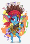 Rating: s
ID: 4703701
Date: 2024-04-06 15:00:34 -0400
Status: active
Score: 5
4_fingers 4_toes absurd_res bandle_painter_(lor) black_nails blue_body brown_hair brush bunnysk clothed clothing colored_nails eyelashes fangs feet female fingers fully_clothed hair hi_res holding_object humanoid humanoid_pointy_ears kerchief league_of_legends legends_of_runeterra nails object_on_head open_mouth paint paint_on_clothing paint_on_hair paint_splatter paintbrush painted_background pointy_ears ponytail purple_eyes red_kerchief riot_games simple_background solo standing teeth tencent toes tongue yordle post #4703701