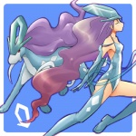 1:1 2010 alternate_species ambiguous_gender canid canine clothing cosplay costume duo female feral generation_2_pokemon hair human humanized legendary_pokemon long_hair low_res mammal nintendo pokemon pokemon_(species) pokemon_costume purple_hair ranphafranboise suicune