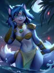 Rating: s
ID: 4715386
Date: 2024-04-12 00:55:17 -0400
Status: active
Score: 123
2024 accessory anthro bandeau beads blue_body blue_fur blue_hair bottomwear breasts canid canine choker circlet clothing eyebrows eyelashes female fox fur green_eyes hair hair_accessory hair_beads hi_res jewelry krystal_(star_fox) loincloth mammal metal_beads moon necklace night nintendo savrasova short_hair shoulder_guards small_breasts solo star_fox topwear water white_body white_fur post #4715386