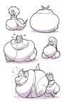 1_eye 2018 2_horns 3_toes 4_fingers alien ambiguous_anthro ambiguous_gender anthro back_spikes barefoot belly belly_inflation belly_rolls big_belly big_butt big_ears big_moobs big_nose biped bodily_fluids bottom_heavy bottomwear bovid breasts butt caprine chest_tuft cleavage cleavage_overflow clothed clothing curled_hair digital_drawing_(artwork) digital_media_(artwork) disney experiment_(lilo_and_stitch) eye_through_hair eyebrow_through_hair eyebrows eyelashes eyewear fat_arms featureless_chest featureless_crotch feet female female_anthro female_humanoid feral fingers fluffy fluffy_hair flying_sweatdrops front_view full-length_portrait fur glasses greyscale group hair half-length_portrait hand_on_belly hi_res hiccuping horn hose hose_in_mouth hose_inflation huge_belly humanoid immobile inflation kneeling kobold lilo_and_stitch loincloth looking_at_belly looking_at_viewer looking_down looking_down_at_self maddeku male mammal monochrome moobs morbidly_obese morbidly_obese_ambiguous morbidly_obese_anthro morbidly_obese_female navel notched_ear nude nude_anthro nude_female nude_male obese obese_ambiguous obese_anthro obese_female overweight overweight_ambiguous overweight_anthro overweight_female panties portrait prick_ears pushing rear_view rolling round_glasses scales scalie semi-anthro shaded sheep short_tail side_view simple_background smile snort snout species_request spiked_tail spikes spikes_(anatomy) stitch_(lilo_and_stitch) sweat sweatdrop tail tailed_humanoid teeth thick_thighs three-quarter_portrait toes translucent translucent_hair tuft underwear white_background wide_hipped_female wide_hipped_humanoid wide_hips wool_(fur) wool_hair