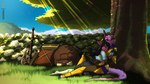 Rating: s
ID: 5576212
Date: 2025-05-16 09:40:35 -0400
Status: active
Score: 77
16:9 2025 armor axe backpack black_hair blue_eyes clothed clothing cuddling female female/female feretta goblin hair hand_holding head_on_chest hi_res kobold marun_(reaperonico) pink_body pink_skin prosthetic prosthetic_leg prosthetic_limb red_body red_skin scalie scenery sitting sitting_on_grass sky stone_wall under_tree wall_(structure) widescreen yellow_eyes post #5576212