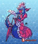 Rating: s
ID: 5602767
Date: 2025-05-27 17:04:23 -0400
Status: active
Score: 4
ancelwolf anthro bandai_namco black_sclera bonnet claws clothing digimon digimon_(species) digimon_liberator female frill_(anatomy) headgear headwear hi_res lamiamon living_tail membrane_(anatomy) membranous_frill parasol pink_body pink_scales reptile scales scalie snake snake_tail solo tail unusual_anatomy unusual_tail wings yellow_eyes post #5602767