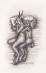 Rating: q
ID: 5380421
Date: 2025-02-17 19:55:00 -0500
Status: active
Score: 23
0laffson_(character) anthro anthro_on_anthro biped breasts bulge caracal caracal_(genus) clothed clothing dipstick_tail duo felid feline female fingers fur graphite_(artwork) hi_res hunterbeinghunted hunterbeinghunted_(character) interspecies lynx male male/female mammal markings monochrome paws pillow spooning tail tail_markings traditional_media_(artwork) post #5380421