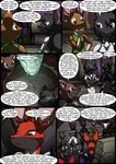 2017 absurd_res amethyst_(kitfox-crimson) anthro black_body black_fur brianna_(kitfox-crimson) brown_body brown_fur colored comic dasyurid dasyuromorph dialogue dialogue_box ear_piercing english_text female fur group hi_res in_our_shadow kangaroo kitfox-crimson lady_brushfire_(kitfox-crimson) macropod male mammal marsupial murid murine numbat piercing pipa_(kitfox-crimson) quartz_(kitfox-crimson) quoll rat red_body red_fur red_kangaroo rodent speech_bubble text