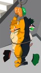 Rating: e
ID: 5451304
Date: 2025-03-23 12:42:34 -0400
Status: active
Score: 27
2024 4k 9:16 absurd_res aless-sotan anterdragon anthro arms_above_head arms_tied athletic athletic_anthro athletic_male back-to-back ball_gag basement bdsm black_and_green black_body black_fur bondage bound bound_together boxer_briefs boxers_(clothing) brown_hair brown_stripes canid canine canis chastity_cage chastity_device clothing cobondage cuff_(restraint) digital_drawing_(artwork) digital_media_(artwork) duo erect_nipples erection fox frown fully_bound fur gag gagged gagged_drooling genitals hair hands_above_head handwear hi_res legs_tied male male/male mammal mittens muscular muscular_anthro muscular_male nipples nude nude_male orange_body orange_fur penis pipe restraints rope rope_around_ankle rope_around_chest rope_around_leg rope_bondage shackled_wrists shackles side_view snout squirming stripes struggling tan_body tan_fur tape tape_mittens taped_hands underwear vein veiny_penis white_body white_fur wolf zeph_(zephwolf) post #5451304