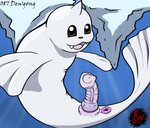 2020 animal_genitalia animal_penis anus darkened_genitalia dewgong digital_media_(artwork) erection feral fur generation_1_pokemon genitals hi_res horn looking_at_viewer male mammal marine nintendo open_mouth penis pinniped pinniped_penis pokemon pokemon_(species) puffy_anus rapistwerewolf seal_penis simple_background solo teeth unusual_anatomy unusual_genitalia unusual_penis white_body