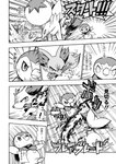 avian bodily_fluids branch canid comic dialogue duo fangs fennekin feral fight fire generation_4_pokemon generation_6_pokemon japanese_text lir_(icma) makotoo male mammal monochrome motion_lines nintendo piplup pmd:_icma pokemon pokemon_(species) pokemon_mystery_dungeon right_to_left scarf spike_chunsoft stra_(icma) sweat sweatdrop teeth text translation_check translation_request