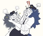Rating: s
ID: 5575765
Date: 2025-05-16 01:35:44 -0400
Status: active
Score: 26
anthro canid canine cheek_pull cheek_tuft clenched_teeth clothed clothing comic duo exclamation_point facial_tuft female fight finger_on_nose fur hair hat headgear headwear hi_res male mammal necktie question_mark star tail teeth tianiseul tuft post #5575765