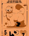 Rating: s
ID: 5456627
Date: 2025-03-25 19:56:31 -0400
Status: active
Score: 25
2021 absurd_res alternate_species blush card_template dialogue digital_media_(artwork) fur hi_res inscryption looking_at_viewer male mammal mammal_taur mustelid musteline open_mouth pawplants playing_card_template quadruped solo stoat stoat_(inscryption) stoat_taur tail taur taurification taurified teeth text true_musteline weasel whiskers post #5456627