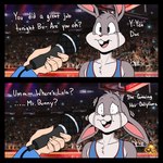 1:1 basketball basketball_jersey basketball_uniform bodily_fluids bugs_bunny clothing comic_panel crying cuckold detailed_background duo electronics english_text hi_res infidelity lagomorph leporid looney_tunes male mammal microphone onlyfans rabbit solo space_jam space_jam:_a_new_legacy sportswear tears text tune_squad_outfit tune_squad_outfit_(2021) uniform warner_brothers zeromccall