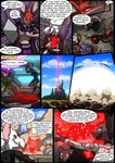 2018 absurd_res amethyst_(kitfox-crimson) anthro bear black_body black_fur blood bodily_fluids brianna_(kitfox-crimson) brown_body brown_fur colored comic corpse dasyurid dasyuromorph death dialogue dialogue_box english_text explosion female fur group hi_res in_our_shadow kangaroo kitfox-crimson lady_brushfire_(kitfox-crimson) macropod male mammal marsupial melee_weapon mrs_granite_(kitfox-crimson) murid murine numbat pipa_(kitfox-crimson) quartz_(kitfox-crimson) quoll rat red_eyes red_kangaroo rodent schorl_(kitfox-crimson) speech_bubble sword text unconscious ursine weapon white_body white_fur