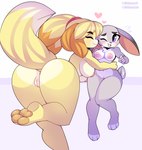 absurd_res animal_crossing anthro anthro_on_anthro anus arms_around_waist bent_over biped breasts butt canid canine canis cheek_lick chest_tuft countershade_butt countershade_face countershade_fur countershade_tail countershade_torso countershading crossover disney dog_ears dog_tail domestic_dog duo european_rabbit eyes_closed face_lick feet female female/female female_anthro floppy_ears fluffy fluffy_tail fur genitals grey_body grey_ears grey_fur hair hearts_around_head hi_res innie_pussy interspecies isabelle_(animal_crossing) judy_hopps lagomorph larger_anthro larger_female leporid licking long_ears long_hair mammal miikotorii multicolored_body multicolored_fur navel nintendo nipples nude nude_anthro nude_female one_eye_closed open_mouth oryctolagus pawpads purple_eyes pussy rabbit rabbit_ears raised_foot scut_tail shih_tzu short_tail simple_background size_difference small_tail smaller_anthro smaller_female smile story story_in_description tail toeless_(marking) tongue tongue_out toy_dog tuft two_tone_body white_body white_countershading white_fur yellow_body yellow_ears yellow_fur yellow_tail zootopia