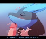 anthro blush blush_lines bodily_fluids chest_tuft duo english_text erection frenulum frenulum_lick generation_4_pokemon genital_fluids genitals heart_symbol hi_res human human_on_anthro humanoid_genitalia humanoid_penis interspecies licking licking_tip lucario lucariolover448 male male/male mammal nintendo oral penile penis penis_lick pokemon pokemon_(species) pokephilia precum sex text tongue tongue_out tuft