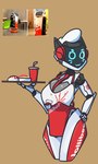 Rating: s
ID: 3889408
Date: 2023-02-22 19:22:04 -0500
Status: active
Score: 26
2022 3:5 :3 alternate_species android animal_humanoid apron ball_joints barcode barcode_tattoo bellabot beverage blue_eyes breasts brown_background burger cat_humanoid cel_shading chingbun clothing drinking_straw english_description fast_food felid felid_humanoid feline feline_humanoid female food food_tray grey_breasts hand_on_hip hat headgear headwear hi_res holding_object humanoid humanoidized joints jollibee jollibot machine mammal mammal_humanoid multicolored_body multicolored_clothing necktie pasta picture_in_picture portrait print_clothing pudu_robotics red_body red_clothing reference_image robot screen screen_face segmented_body shaded simple_background soda solo spaghetti tailless tattoo text text_on_clothing text_on_leg three-quarter_portrait tray two_tone_body two_tone_clothing waiter white_body white_clothing post #3889408