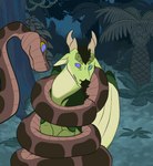 Rating: q
ID: 2945050
Date: 2021-09-26 01:26:37 -0400
Status: active
Score: 283
animated anthro coiling countershading dominohyena dragon duo feral forest forked_tongue green_body green_scales hi_res hypnosis indian_python jungle kaa_(jungle_book) male male/male male_anthro male_feral mind_control mythological_creature mythological_scalie mythology paiku plant python python_(genus) reptile ringed_eyes scales scalie short_playtime snake the_jungle_book tongue tree wings post #2945050