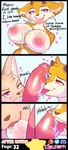 absurd_res aggretsuko antelope anthro areola arm_under_breasts artifact_the_fox ball_suck big_breasts big_ears bodily_fluids bovid brainwashing breasts canid canine cheating_girlfriend cheek_tuft comic corrupted corruption cum cum_on_breasts daddy_kink deer dialogue dominant dominant_male english_text evil_grin facial_tuft female female/female fennec_fox fenneko fox fur gazelle genital_fluids genitals glowhorn group group_sex head_tuft hearts_around_body hearts_around_head hi_res horn hypnosis infidelity licking male male/female mammal mind_alteration mind_control nipples open_mouth oral orange_body orange_fur penile penis penis_lick penis_on_face penis_on_tongue pink_areola pink_eyes pink_nipples saliva saliva_on_balls saliva_on_penis saliva_on_tongue saliva_string sanrio sex sharp_teeth simple_background smile smug smug_expression smug_face submissive submissive_female sucking talking_to_another talking_to_partner tan_body tan_fur teeth text threesome tongue tongue_on_balls tongue_out trio true_fox tsunoda_(aggretsuko) tuft