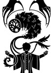 2016 3_tails 5_fingers ambiguous_feral ambiguous_gender animal_humanoid arthropod biped black_and_white bloodborne button_(fastener) cloak clothed clothed_human clothed_male clothing digital_drawing_(artwork) digital_media_(artwork) disembodied_hand empty_eyes female_(lore) feral fingers fromsoftware front_view full-length_portrait fur great_ones_(bloodborne) grin group hair half-length_portrait hand_shot hi_res hidden_eyes human humanoid humanoid_hands long_tail male male_human mammal marine marine_humanoid membrane_(anatomy) micolash_(bloodborne) monochrome monster mother_kos_(bloodborne) multi_eye multi_tail open_mouth portrait rom_the_vacuous_spider_(bloodborne) silhouette simple_background smile sony_corporation sony_interactive_entertainment spread_arms sunnyclockwork tail tail_tuft topwear trio tuft vest webbed_hands white_background