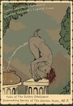 anthro beastmilk bent_over bodily_fluids breasts cigarette detailed_background english_text female genital_fluids looking_away mongolian_gazelle nude outside peeing photo small_breasts solo text urine urine_stream