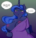Rating: q
ID: 1617529
Date: 2018-08-04 03:05:35 -0400
Status: active
Score: 191
2017 absurd_res anthro anthrofied big_breasts blue_body blue_feathers blue_hair blush breasts clothed clothing color_edit colored dialogue digital_media_(artwork) english_text equid equine feathered_wings feathers female forced_to_expose_self friendship_is_magic glacierclear gradient_background hair half-closed_eyes hasbro hi_res horn huge_breasts hypnosis long_hair mammal master mind_control my_little_pony mythological_creature mythological_equine mythology narrowed_eyes nipples one_breast_out ownership princess_luna_(mlp) simple_background solo speech_bubble submissive submissive_female text third-party_edit undressing winged_unicorn wings post #1617529