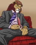Rating: e
ID: 191055
Date: 2012-01-26 23:14:50 -0500
Status: active
Score: 39
anatomically_correct anatomically_correct_genitalia anatomically_correct_penis animal_genitalia animal_penis anthro business_suit cigar classy claws clock clothed clothing erection felid feline_genitalia feline_penis flat_cap genitals gentleman hat headgear headwear lion looking_at_viewer male mammal mane mr._smoke necktie pantherine pattern_clothing penile_spines penis penis_poking_out penis_through_fly pinstripes smoke smoking solo striped_clothing stripes suit tarolyon unprofessional_behavior watch post #191055