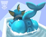 2024 anthro anus bathing bathtub bent_over big_anus big_butt big_pussy blue_anus blue_body blue_pussy breasts bubble_butt butt eeveelution exposed female fin foam generation_1_pokemon genitals glistening glistening_body huge_anus hyper hyper_anus milkshoba nintendo plump_labia pokemon pokemon_(species) puffy_anus pussy rear_view shaded simple_background solo tail thick_thighs vaporeon water wet wet_body wide_hips