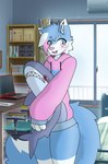 Rating: s
ID: 5344089
Date: 2025-02-01 05:47:14 -0500
Status: active
Score: 66
anthro blahaj blush canid canine clothing femboy fox hi_res ikea kariwolf197 male mammal skyler_(pm) solo sweater topwear post #5344089