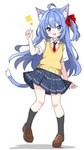 Rating: s
ID: 5588172
Date: 2025-05-21 11:24:03 -0400
Status: active
Score: 11
2025 absurd_res accessory ahoge animal_humanoid blue_eyes blue_hair bottomwear cat_humanoid clothing eyelashes fan_character felid felid_humanoid feline feline_humanoid female footwear hair hair_accessory hair_ribbon hi_res humanoid kotatsu-mazoku long_hair mammal mammal_humanoid necktie not_furry open_mouth open_smile pleated_skirt ribbons school_uniform shirt shoes short_sleeves skirt smile socks solo sparkles sweater tail topwear uniform post #5588172