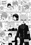 alternate_version_at_source anthro better_version_at_source brush canid canine canis child clothed clothing comic dialogue domestic_dog english_text eyewear felid glasses group hairbrush hard_translated haruto_arashiki hi_res human kaminosaki male mammal monochrome pantherine right_to_left school_uniform shiba_inu snow_leopard spitz text third-party_edit topless translated translation_edit uniform young young_anthro young_human young_male yuki_motoe