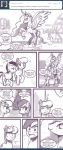 2012 ask_blog bodily_fluids comic crown cutie_mark dialogue drooling earth_pony english_text equid equine feathered_wings feathers female female/female feral friendship_is_magic hasbro headgear hi_res horn horse john_joseco lily_(mlp) mammal monochrome my_little_pony mythological_creature mythological_equine mythology pony princess_celestia_(mlp) quadruped rose_(mlp) saliva tail text tumblr winged_unicorn wings