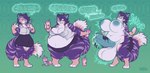 absurd_res anthro balls basic_sequence belly big_balls big_belly big_breasts big_penis bodily_fluids breasts clothing comic drinking english_text erection felid feline female ftg_transformation fti_transformation fur gender_transformation genital_fluids genitals gynomorph hair hi_res huge_balls huge_penis humanoid_genitalia humanoid_penis intersex keffotin linear_sequence mammal nipples nude obese obese_female overweight overweight_female penis simple_background solo speech_bubble tail text three_frame_sequence torn_clothing trans_(lore) trans_woman_(lore) transformation transformation_sequence weight_gain