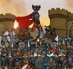 Rating: s
ID: 4089396
Date: 2023-06-03 05:28:23 -0400
Status: active
Score: 18
2022 angry anthro armor army axe badger barefoot battle_axe bear black_body black_fur blade blue_eyes boob_armor breastplate buckler canid canine canis cape castle chainmail cheek_scar cheetah chinstrap clothing codpiece common_hippopotamus couter cuirass curved_sword deer double_bitted_axe drum drummer drumstick_(musical) elephant elephantid equid equine eye_patch eyebrow_scar eyebrows eyewear facial_scar fantasy feet fel_doras felid feline female fire fox full_armor fur gauntlets gloves gorget greataxe greaves group handwear hat headgear headwear helmet hi_res hippopotamid holding_melee_weapon holding_object holding_polearm holding_spear holding_sword holding_weapon horse kunai lagomorph leather leather_armor leporid lion looking_at_viewer male mammal medieval medieval_armor melee_weapon military mouth_scar musical_instrument mustelid musteline pantherine percussion_instrument plackart pointing_sword polearm proboscidean rabbit round_shield scar serious_face shield size_difference soldier spaulder spear standing_on_shoulders suid suine sunset sus_(pig) sword throwing_knife unsheathing_sword unsheathing_weapon vambrace warrior weapon wild_boar wolf ziegelzeig post #4089396