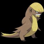 1:1 2016 alpha_channel ambiguous_gender arms_behind brown_body brown_fur feral fur generation_7_pokemon gumshoos hi_res nintendo official_art pokemon pokemon_(species) sharp_teeth simple_background solo teeth transparent_background unknown_artist yellow_body yellow_fur