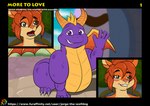 activision anthro comic deer digital_media_(artwork) dragon duo elora faun_(spyro) female feral fur green_eyes hair jorge-the-wolfdog male male/female mammal mythological_creature mythological_scalie mythology open_mouth overweight overweight_male pronounced_browridge scalie spyro spyro_reignited_trilogy spyro_the_dragon text tongue url wings