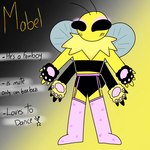 1:1 animal_humanoid anthro arthropod arthropod_humanoid bee_humanoid black_body black_clothing black_eyes black_gloves black_handwear blush blush_lines chefrens clothing femboy fluffy footwear gloves handwear hi_res humanoid hymenopteran hymenopteran_humanoid insect insect_humanoid long_socks mabel_(chefrens) male pink_clothing pink_footwear pink_socks socks solo wings yellow_body yellow_clothing yellow_gloves yellow_handwear