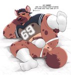 Rating: e
ID: 4413190
Date: 2023-11-13 21:01:01 -0500
Status: active
Score: 226
2023 69_(number) american_football_uniform anal_request anthro anus backwards_baseball_cap backwards_hat baseball_cap bedroom_eyes body_hair bully bullying butt butt_hair clothing dialogue dominant dominant_male english_text facial_hair fishnet_clothing fishnet_topwear football_gear football_jersey football_player footwear gaping gaping_anus half-closed_eyes hat headgear headwear hi_res hyena jock jockstrap looking_at_viewer male mammal mustache narrowed_eyes nastybearz oral_request presenting presenting_anus presenting_hindquarters raised_leg ramiro_(ramitas) requesting rimming_request seductive sex_request socks solo spotted_hyena suggestive suggestive_topwear text topwear underwear white_clothing white_footwear white_socks yellow_sclera post #4413190